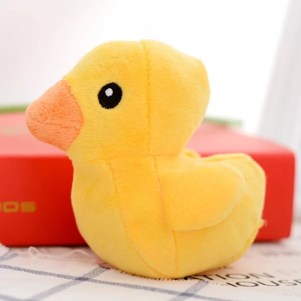 Cute Yellow Duck Squeaky Dog Toy