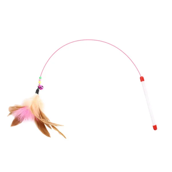 7d9b7040a7578c1e02e5810d2494458a.webp Colorful Feather Bell Cat Teaser Stick Toy