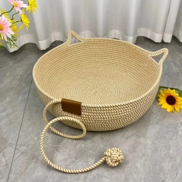 Pet Bed, Rattan Cat Bed, Woven Cat Bed, Woven Pet Bed, Cat Bed, Dog Bed, Cat Scratching Board