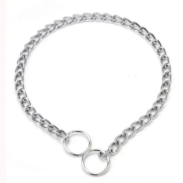 Pet P Snake Chain Collar Dog Choke Collar Stainless Steel Slip Chain for Dogs Adjustable Dog Training Choke Collar For Bulldog