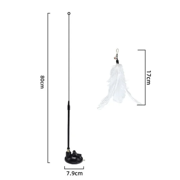 sg-11134201-7rdvt-lz1m1s3mk0voea.webp Cat Teaser Stick Toy with Bell & Suction Cup