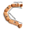 MIQUEL Squeaky Dog Toy Plush Sausage Toy