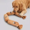 MIQUEL Squeaky Dog Toy Plush Sausage Toy