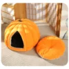 Pumpkin Cat Nest Closed Cat Nest Anti Dirty Sleep Mat Pet Nest Removable Warm Cute Perkara Kucing